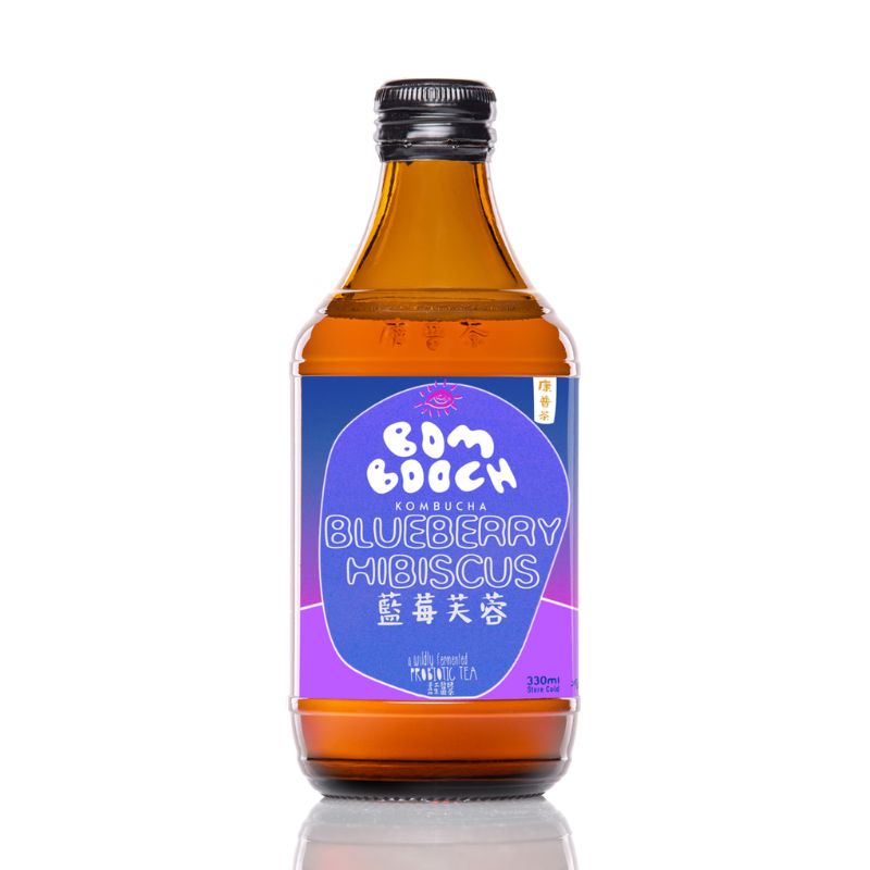 Bombooch Blueberry Hibiscus Kombucha - Foodcraft Online Store