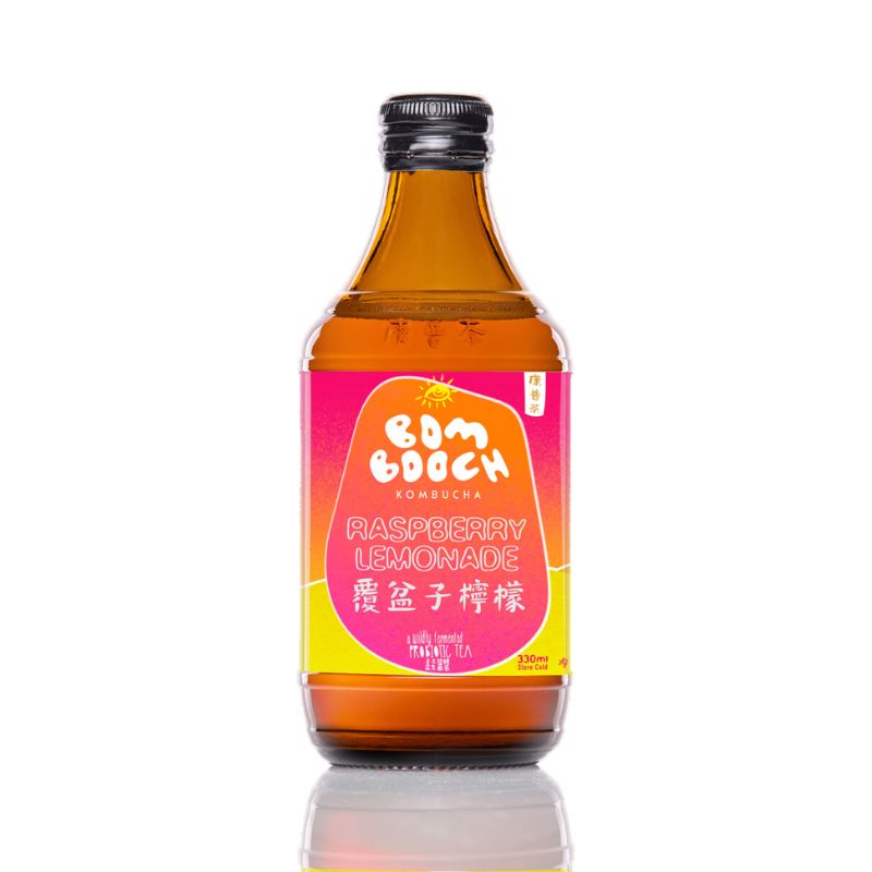Bombooch Raspberry Lemonade Kombucha - Foodcraft Online Store