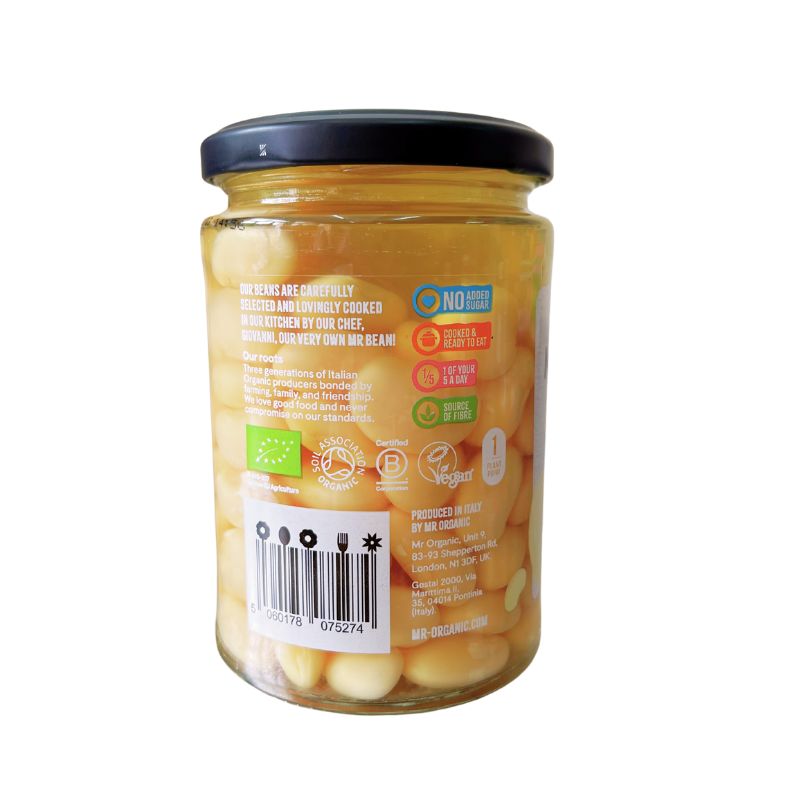 Mr Organic Organic Butter Bean - 350g - Foodcraft Online Store