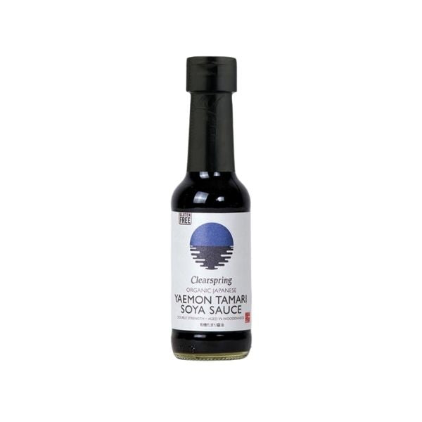 Clearspring Organic Japanese Yaemon Tamari Double Strength Soya Sauce - 150ml - FoodCraft Online Store 