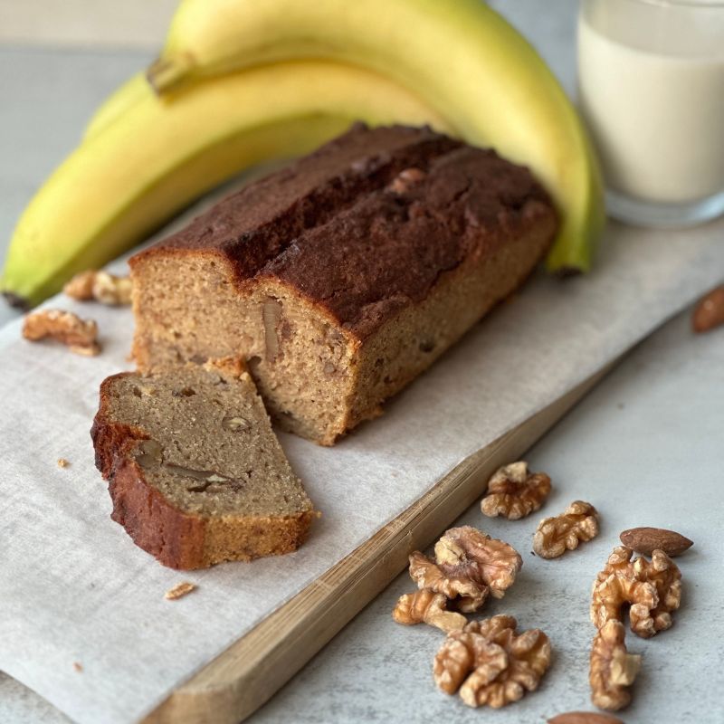 Gluten Free Vegan Banana Bread with Sprouted Walnuts - Foodcraft Online Store