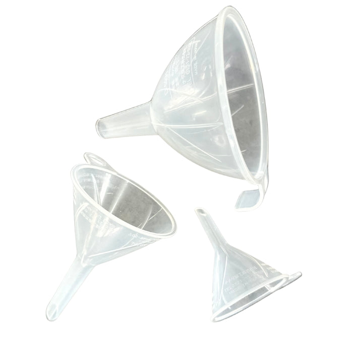 Japan Imported Plastic Funnel - 3 Sizes