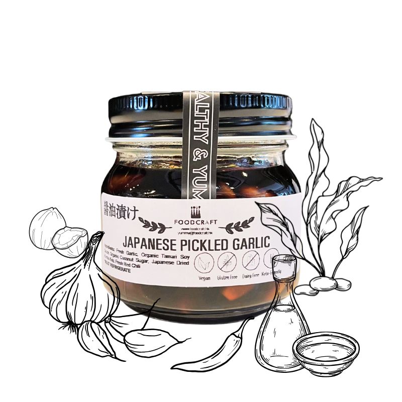 Japanese Pickled Garlic - 220g - Foodcraft Online Store