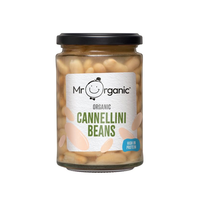 Mr Organic Glass Jar Cannellini Beans - 350g - Foodcraft Online Store