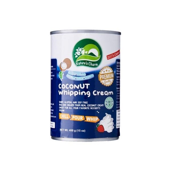 Nature's Charm Coconut Whipping Cream - 400ml - FoodCraft Online Store 