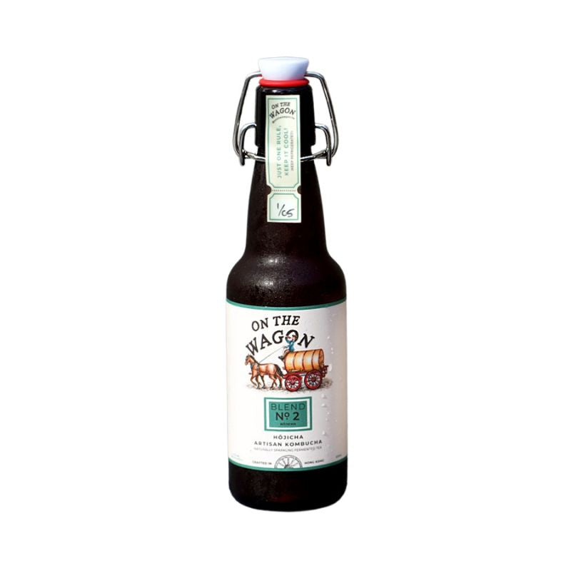 On the Wagon Blend No. 2 Hojicha Artisan Kombucha - Foodcraft Online Store