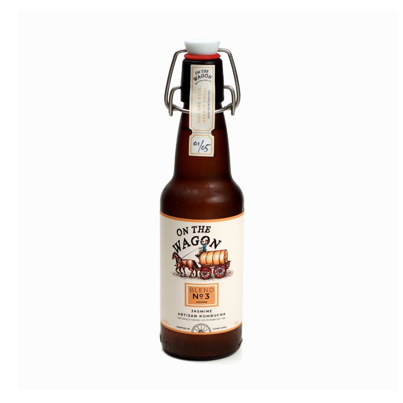 On the Wagon Blend No. 3 Jasmine Artisan Kombucha - Foodcraft Online Store