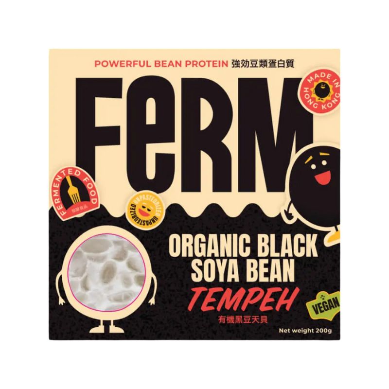 FERM Organic Black Soya Bean Tempeh - 200g - Foodcraft Online Store