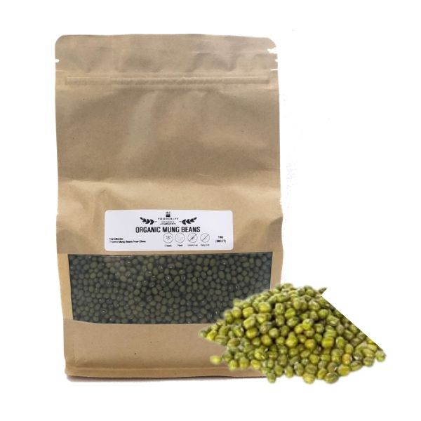 Organic Mung Beans - 1kg - FoodCraft Online Store 