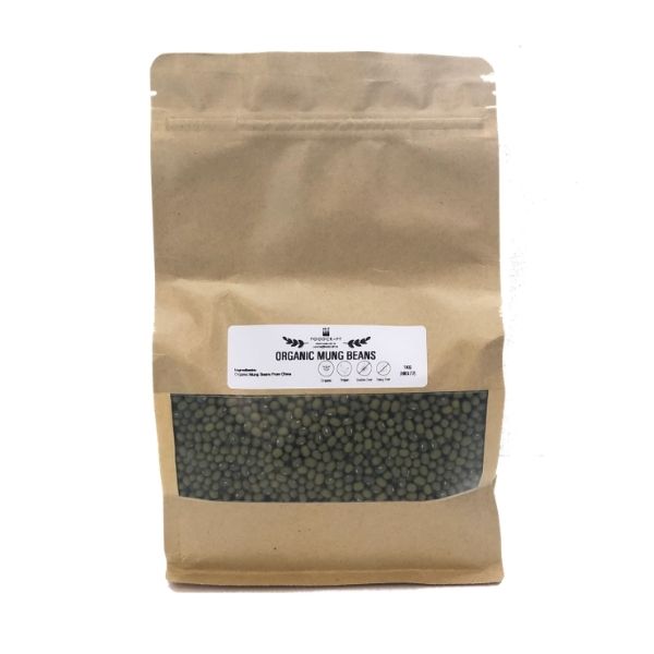 Organic Mung Beans - 1kg - FoodCraft Online Store 
