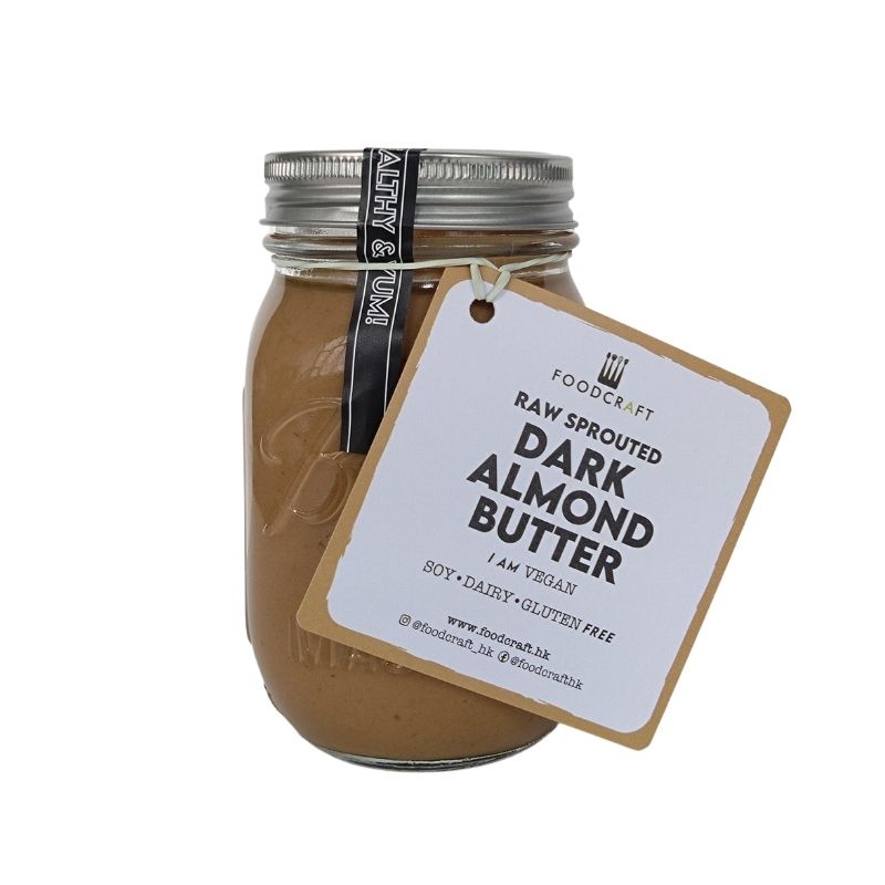 Raw Sprouted Dark Almond Butter - Foodcraft Online Store