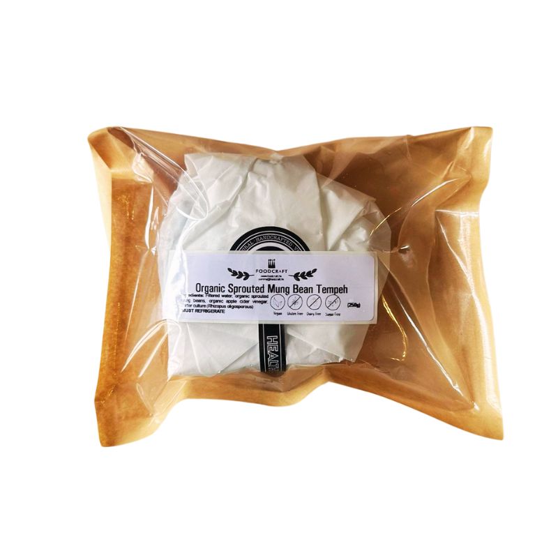 Organic Sprouted Mung Bean Tempeh - Foodcraft Online Store