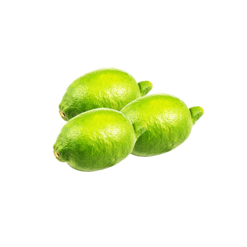 Three Organic Verdelli Lemons - 500g (approx. 3 pcs) on a white background
