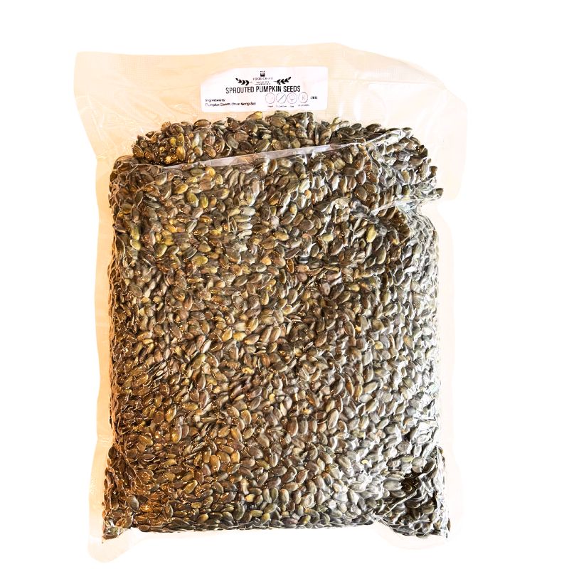 Raw Sprouted Pumpkin Seeds - 2kg - Foodcraft Online Store