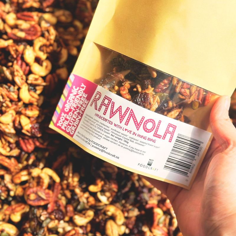 Organic Maple Pecan & Cranberry Rawnola - 180g - FoodCraft Online Store 