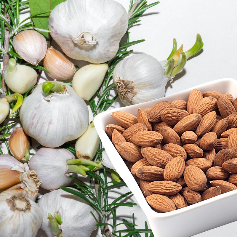 Raw Sprouted Almonds Garlic Herb Flavor - Foodcraft Online Store