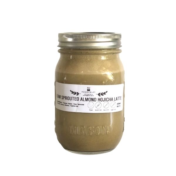 Sprouted Almond Hoji-cha Latte (400g) - FoodCraft Online Store 