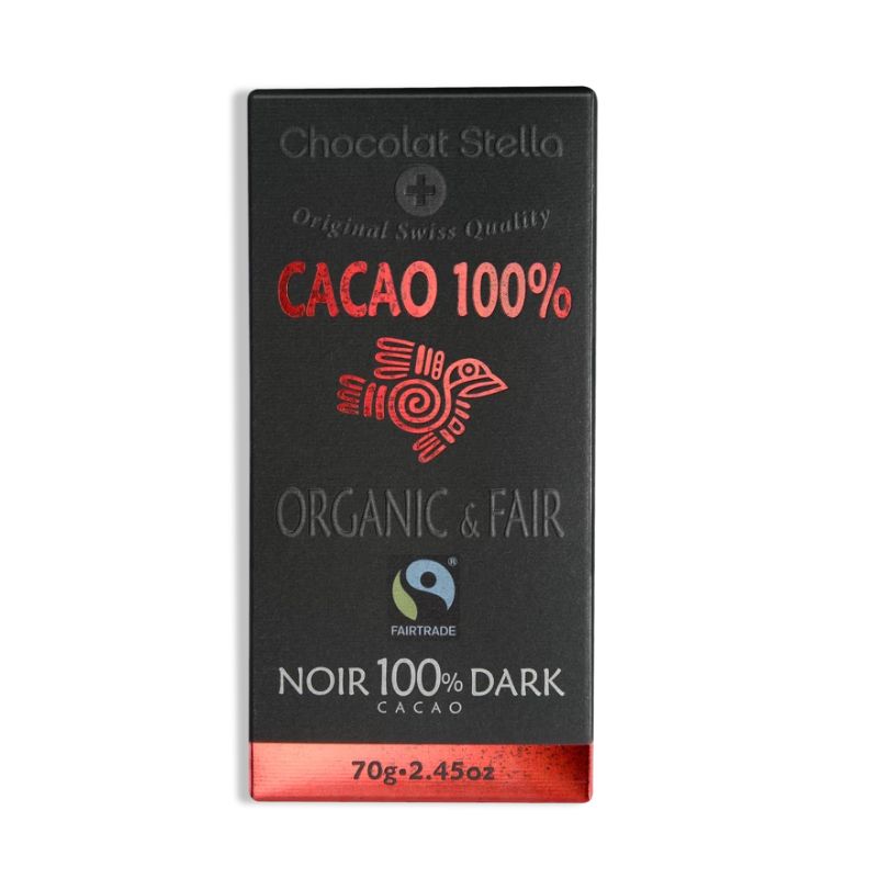 Stella Bernrain Dark Chocolate 100% Cacao (70g) - FoodCraft Online Store 
