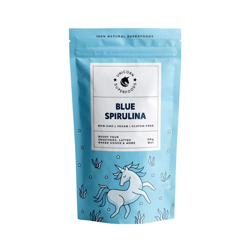 Unicorn Superfoods 100% Superfood Powder - Blue Spirulina - FoodCraft Online Store 