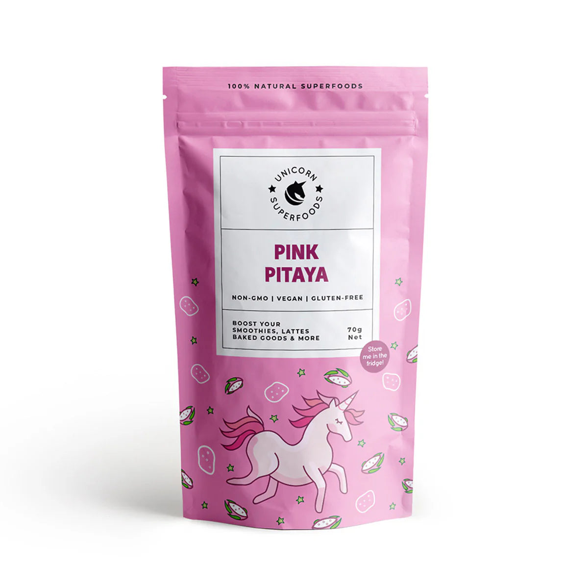 Unicorn Superfoods 100% Superfood Powder Pink Pitaya -  Foodcraft Online Store