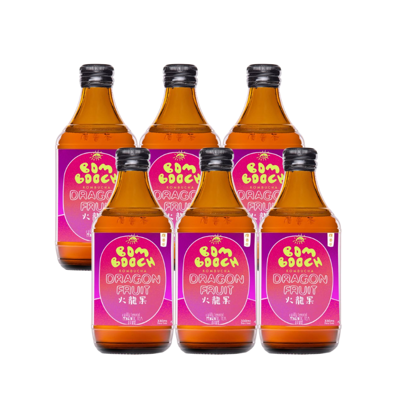 Bombooch Dragonfruit Apple Kombucha - Foodcraft Online Store