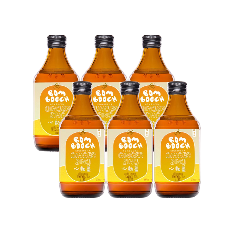 Bombooch Ginger Zing Kombucha - Foodcraftr Online Store