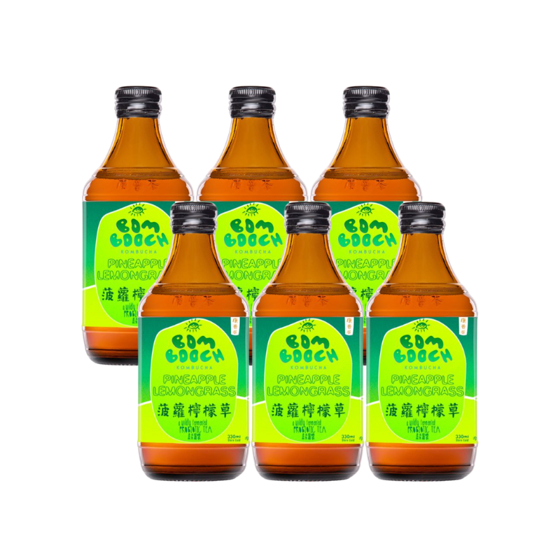 Bombooch Pineapple Lemongrass Kombucha - Foodcraft Online Store