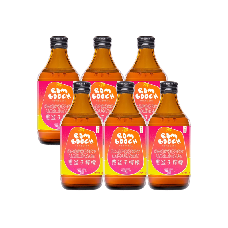 Bombooch Raspberry Lemonade Kombucha - Foodcraft Online Store
