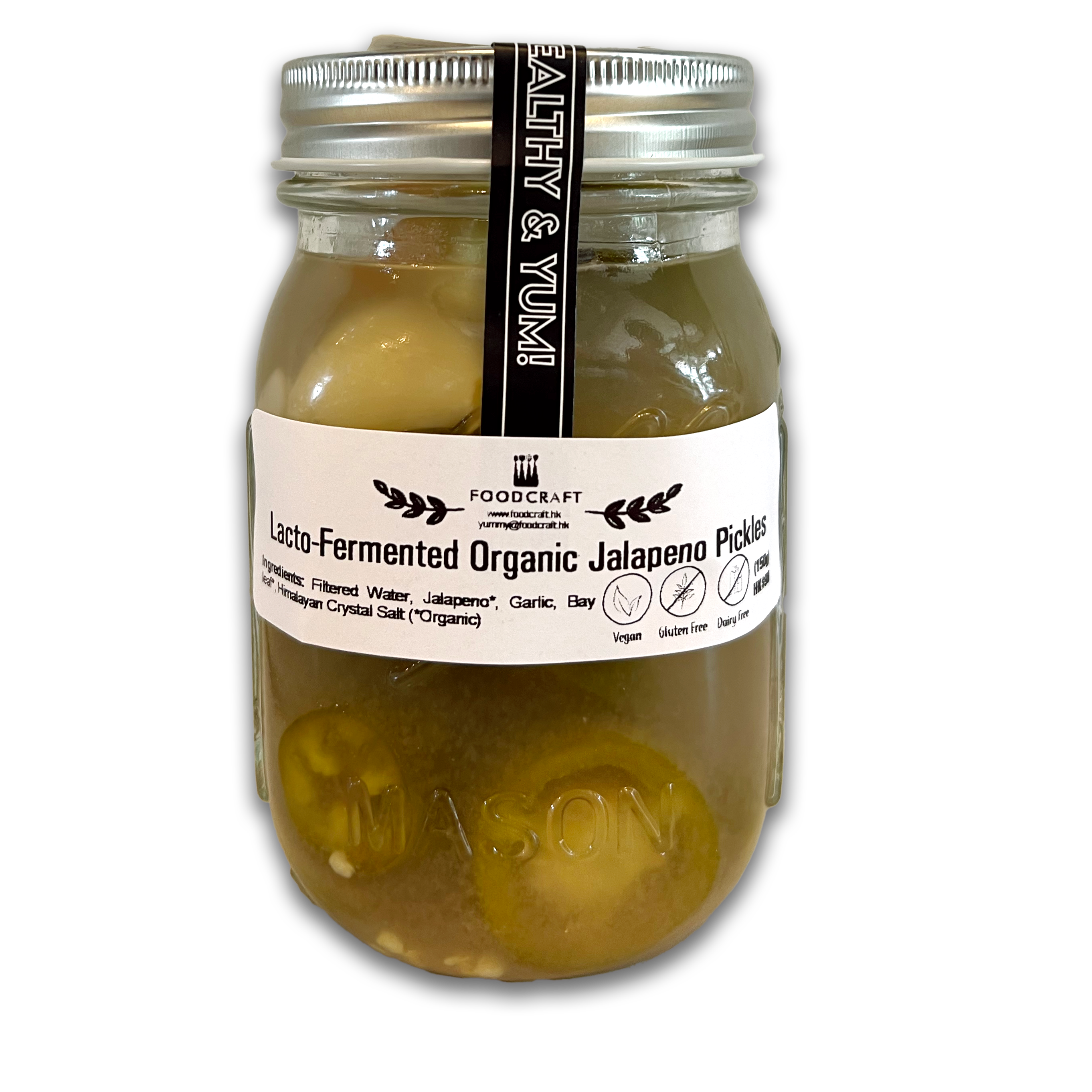 Lacto-Fermented Organic Jalapeno Pickles - Foodcraft Online Store