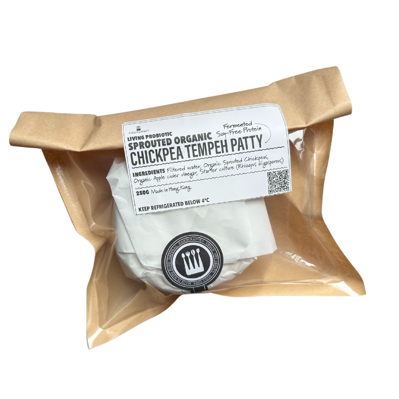 Organic Chickpea Tempeh Patty - 250g