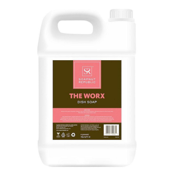 Soapnut Republic Dish Soap - Grapefruit Essential Oil - 5L -FoodCraft Online Store 