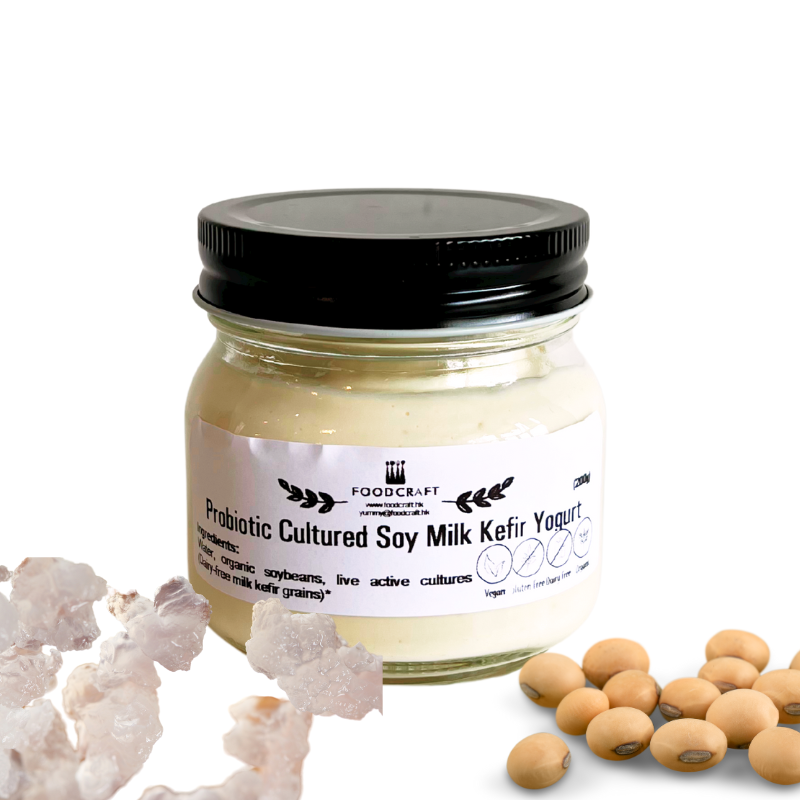 Probiotic Cultured Soy "Milk" Kefir Yogurt -Foodcraft Online Store