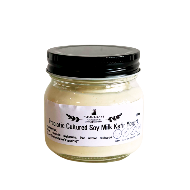 Probiotic Cultured Soy "Milk" Kefir Yogurt -Foodcraft Online Store
